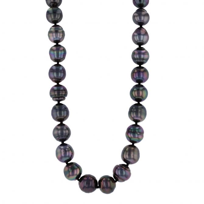 TARA Pearls Tahitian South Sea Cultured Pearl Strand in White Gold, 18"