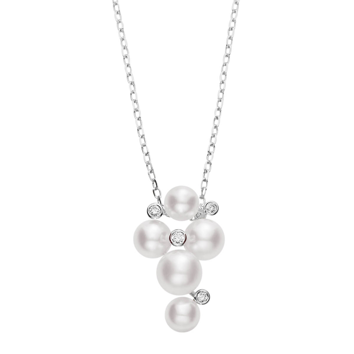 Mikimoto Bubbles Akoya Cultured Pearl Pendant in White Gold ...
