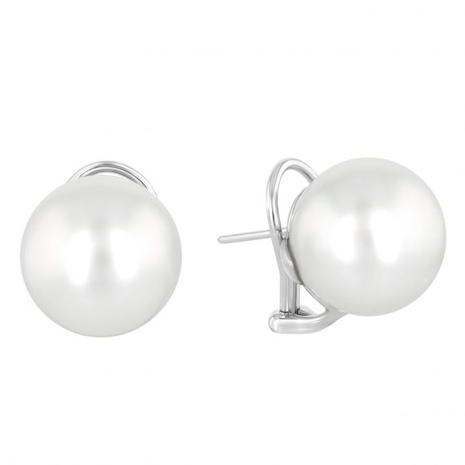 TARA Pearls South Sea Cultured Pearl Stud Earrings in White Gold