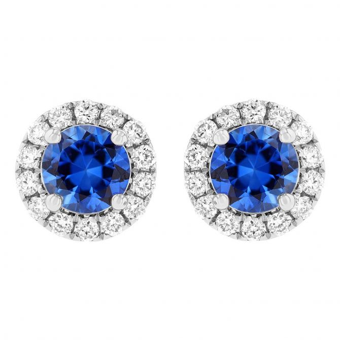 Macklowe Gallery | Sapphire and Diamond Chandelier Earrings —  MackloweGallery