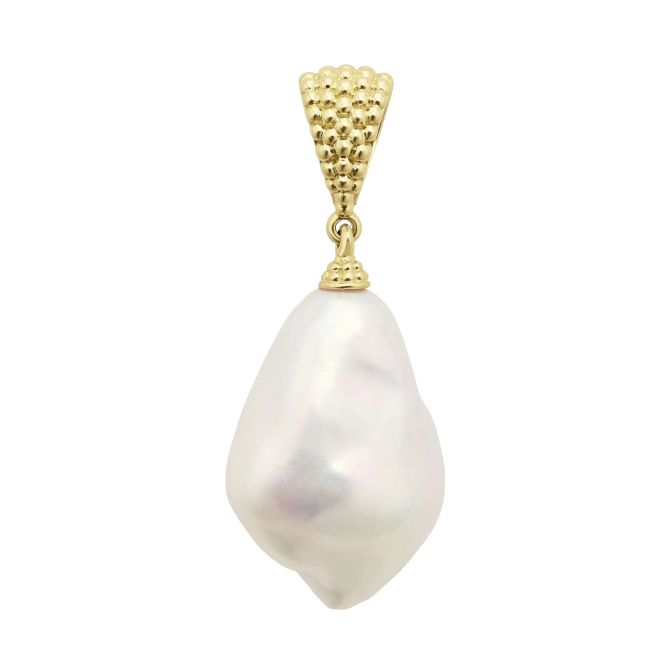 LAGOS Luna Baroque Pearl Pendant Charm