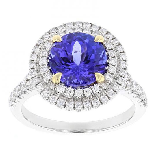 round tanzanite