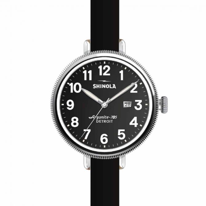 Shinola Birdy 38mm Women's Watch, Black and White Dial