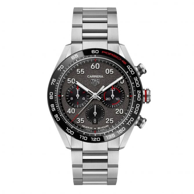 TAG Heuer Carrera Porsche Chronograph 44mm Special Edition Men's Watch, Steel Band