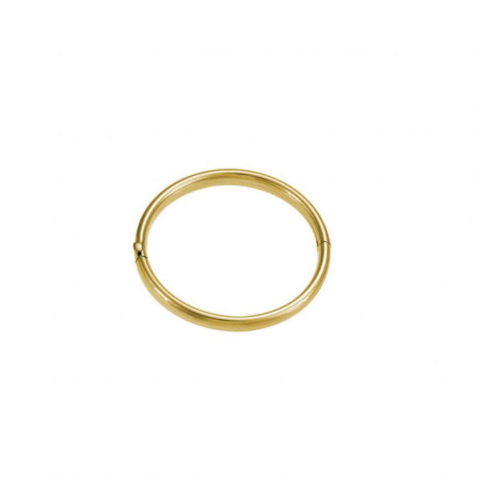 Yellow Gold Filled Hinged Baby Bangle Bracelet, 40 mm