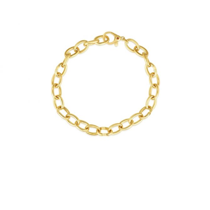 Roberto Coin 18K Yellow Gold Link Bracelet, 7"