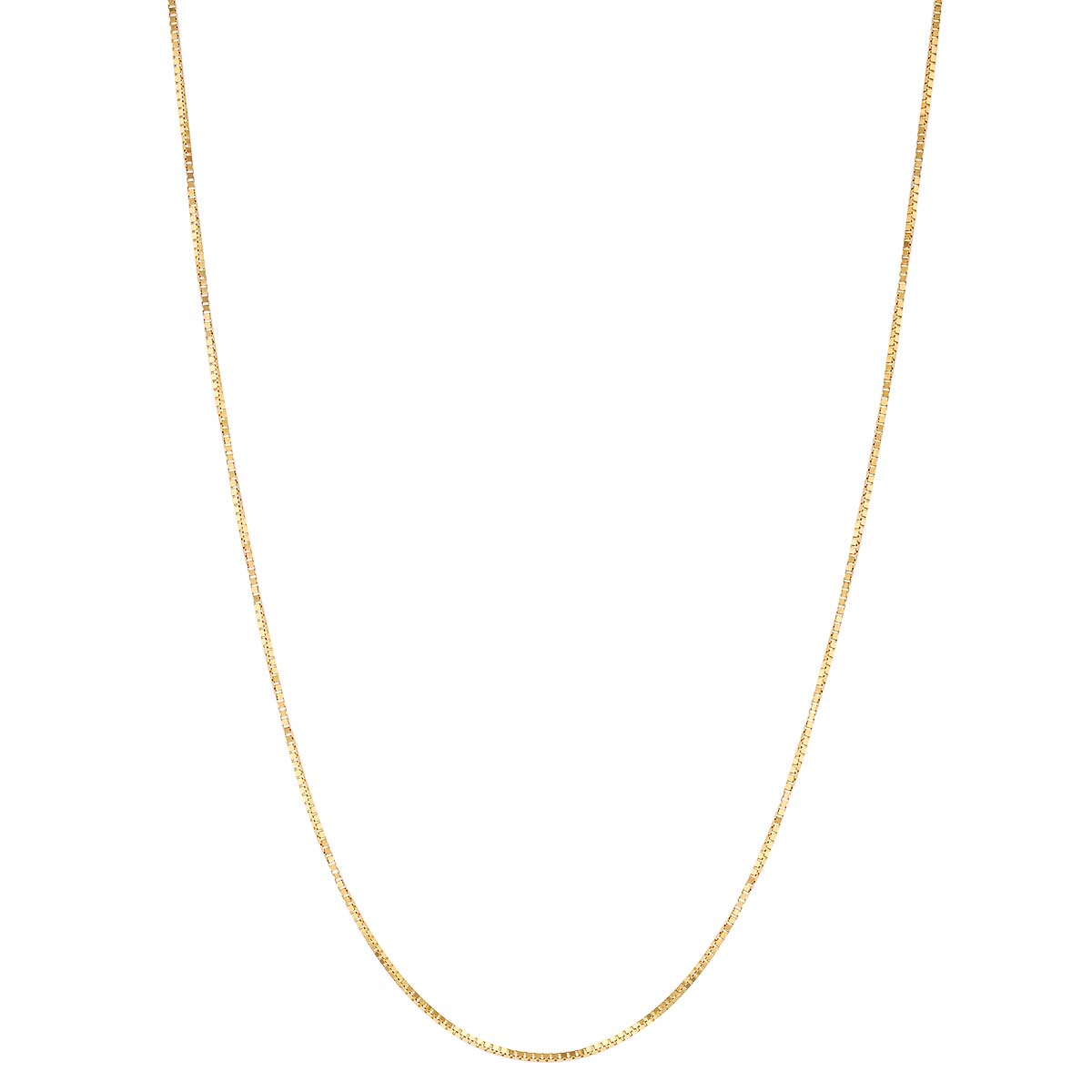 Yellow Gold .96 mm Box Chain, 18