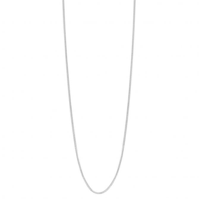 White Gold 1.00 mm Snake Chain, 18"