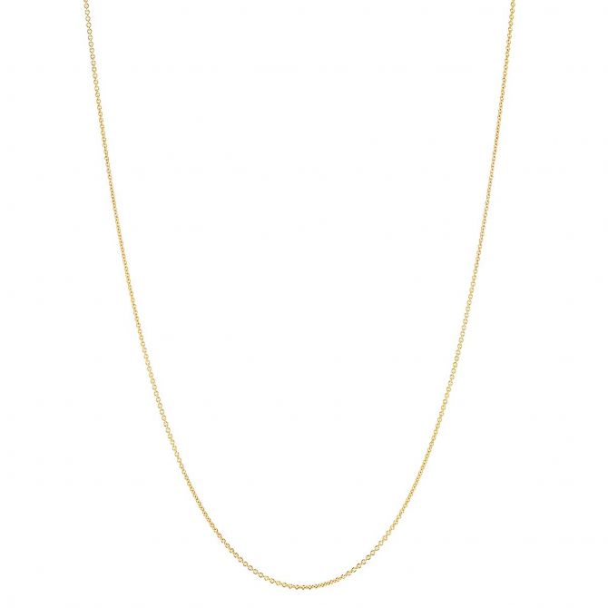 Yellow Gold 1.2 mm Cable Chain, 20"