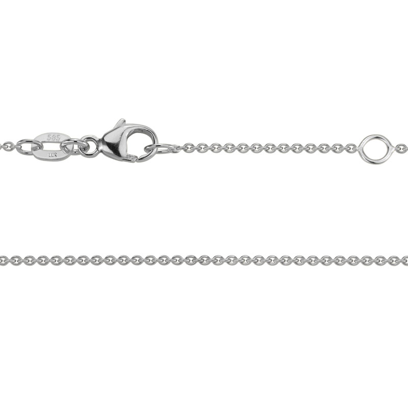 Choose Your Clasp Sterling Silver 1.2mm Cable Chain Necklace