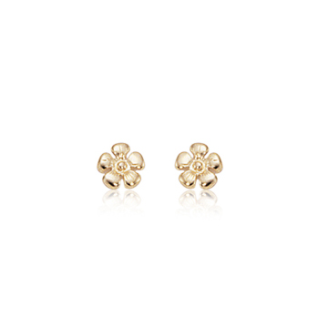 Yellow Gold Children's Daisy Stud Earrings | Borsheims