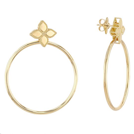 roberto coin gold hoop earrings