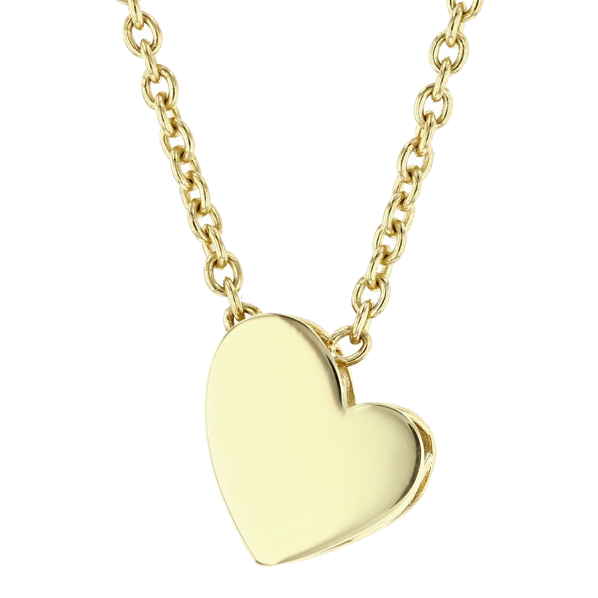 Roberto Coin 18K Yellow Gold Heart Amore Necklace, 16.5