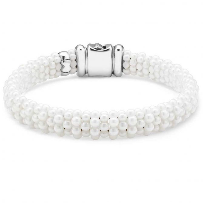 LAGOS White Caviar Beaded Bracelet