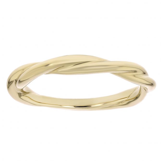 14K Yellow Gold Twisted Ring