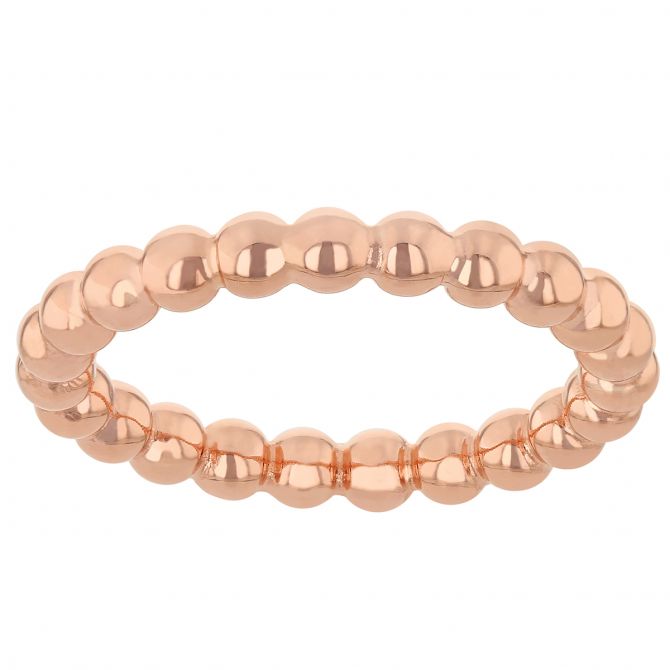 Rose Gold Beaded Ring