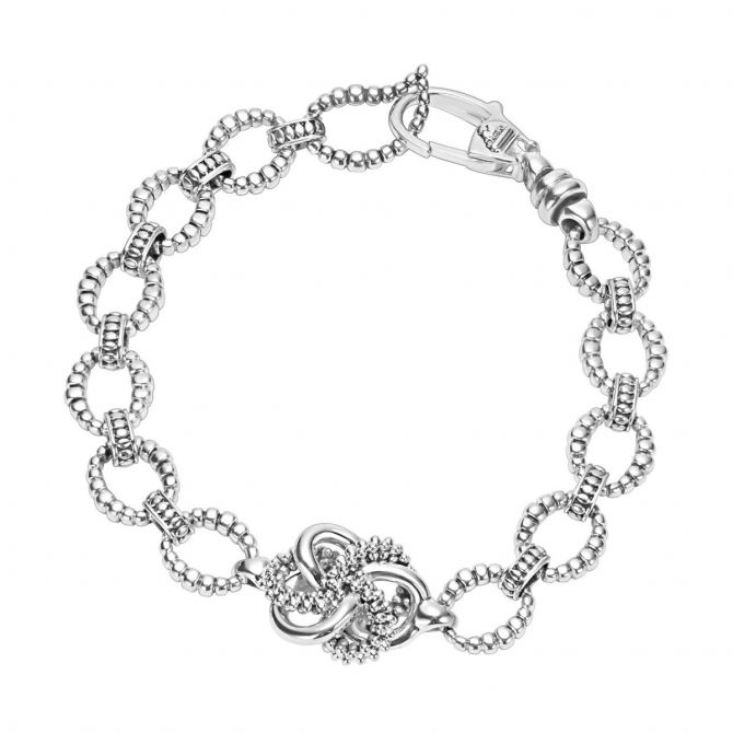 LAGOS Sterling Silver Love Knot Link Bracelet