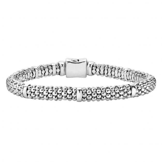 LAGOS Sterling Silver Signature Caviar Beaded Bracelet