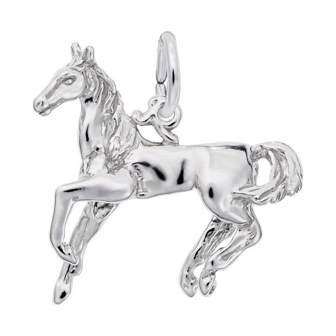 Rembrandt Charms Horse Charm in Sterling Silver