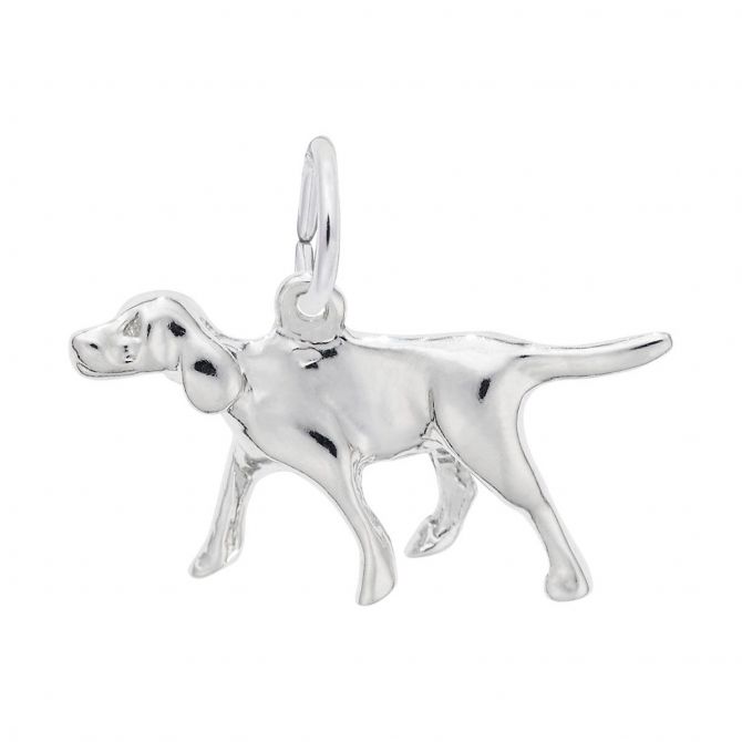 Rembrandt Charms Retriever Charm in Sterling Silver