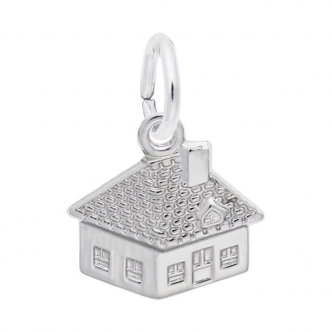 Rembrandt Charms House Charm in Sterling Silver