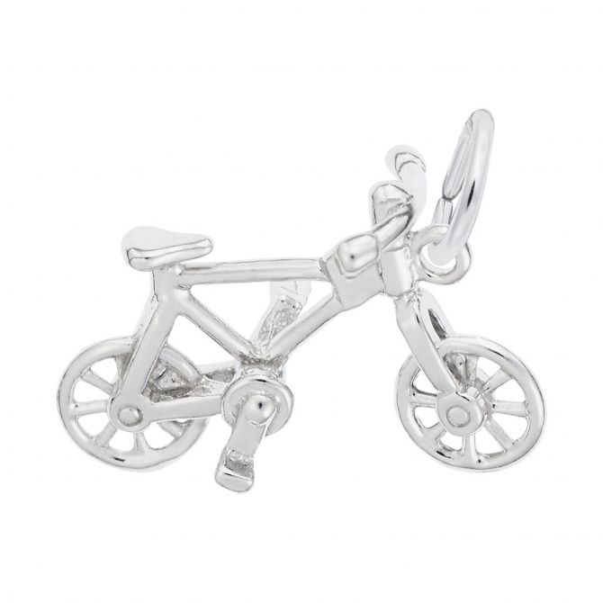 Rembrandt Charms Bicycle Charm in Sterling Silver