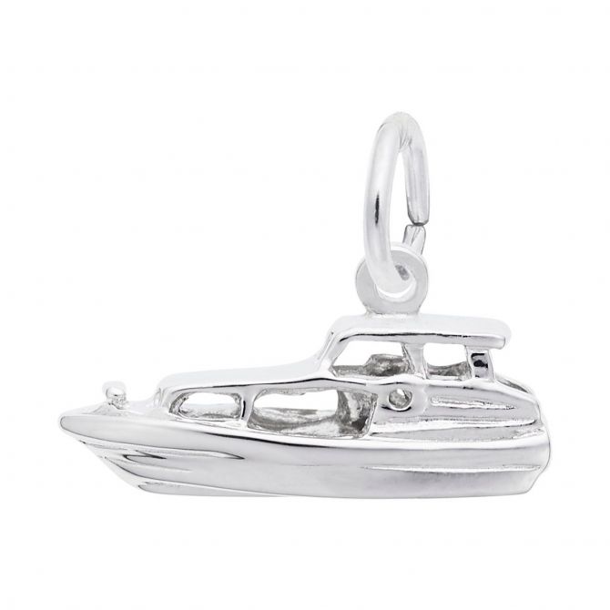 Rembrandt Charms Boat Charm in Sterling Silver