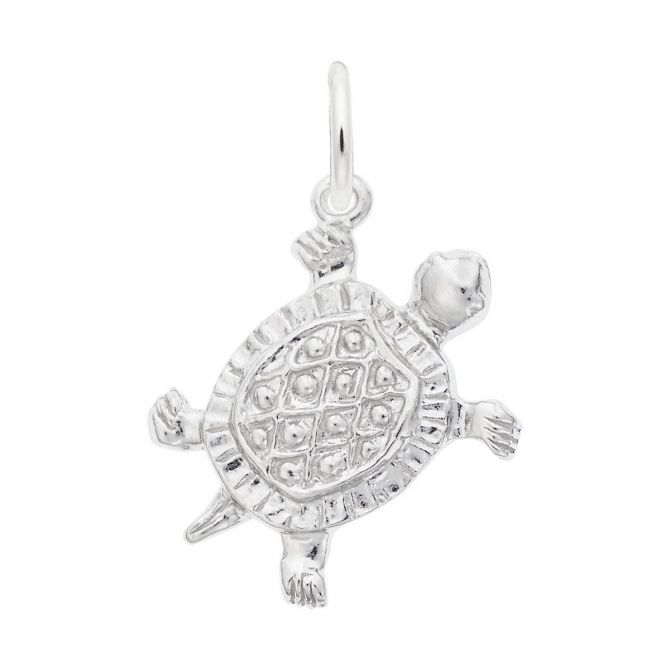 Rembrandt Charms Turtle Charm in Sterling Silver