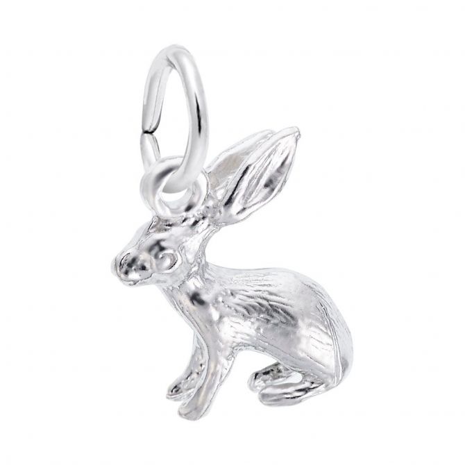 Rembrandt Charms Bunny Charm in Sterling Silver