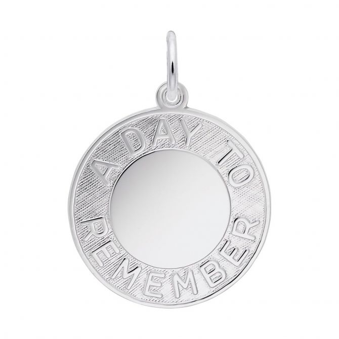 Rembrandt Charms A Day To Remember Charm in Sterling Silver