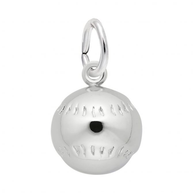 Rembrandt Charms Baseball Charm in Sterling Silver