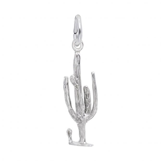 Rembrandt Charms Cactus Charm in Sterling Silver