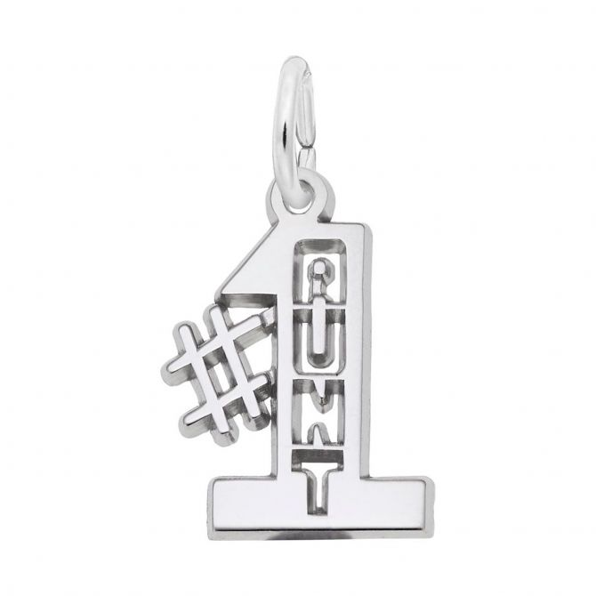 Rembrandt Charms #1 Aunt Charm in Sterling Silver