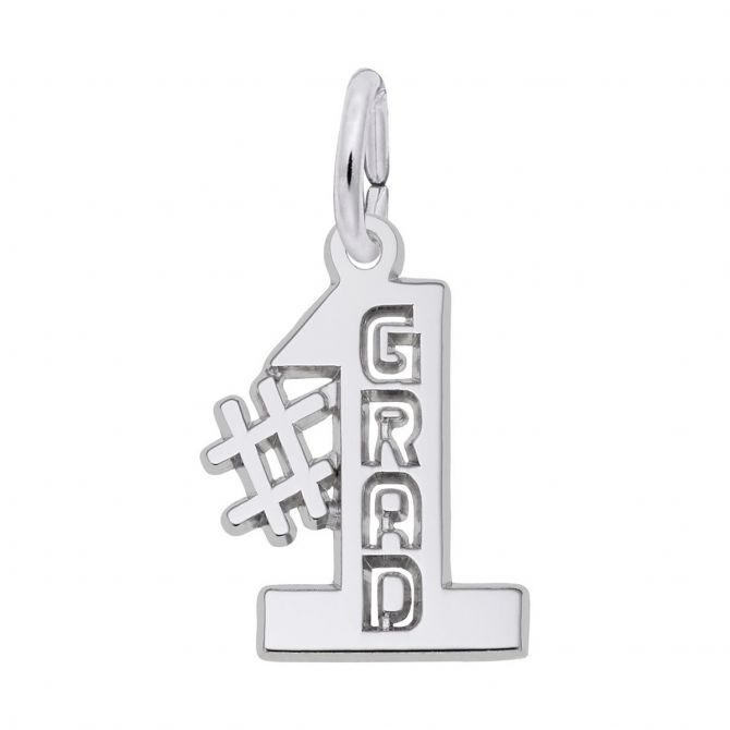 Rembrandt Charms #1 Grad Charm in Sterling Silver