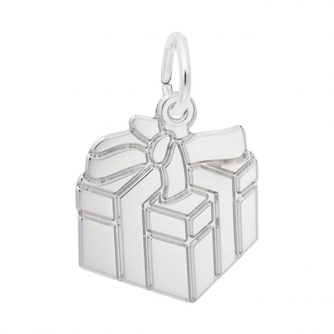 Rembrandt Charms Hourglass Charm in Sterling Silver