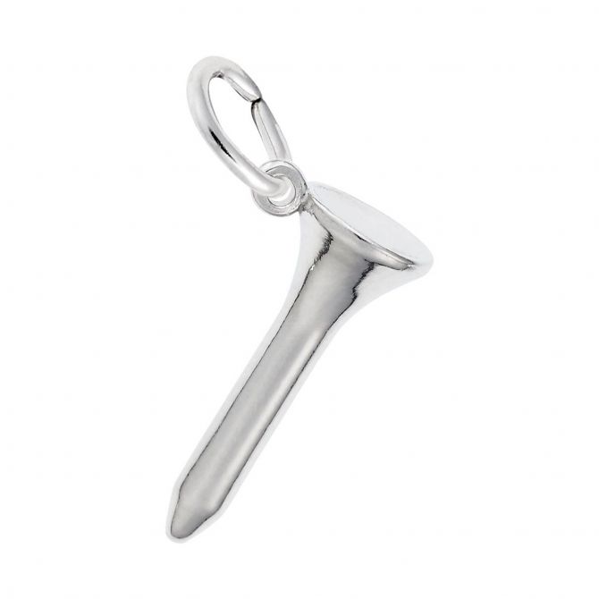 Rembrandt Charms Golf Tee Charm in Sterling Silver