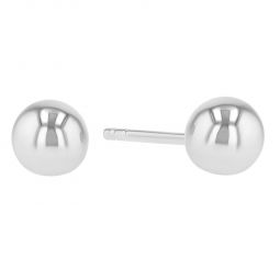 Image for Sterling Silver Solid Ball Earrings, 6mm