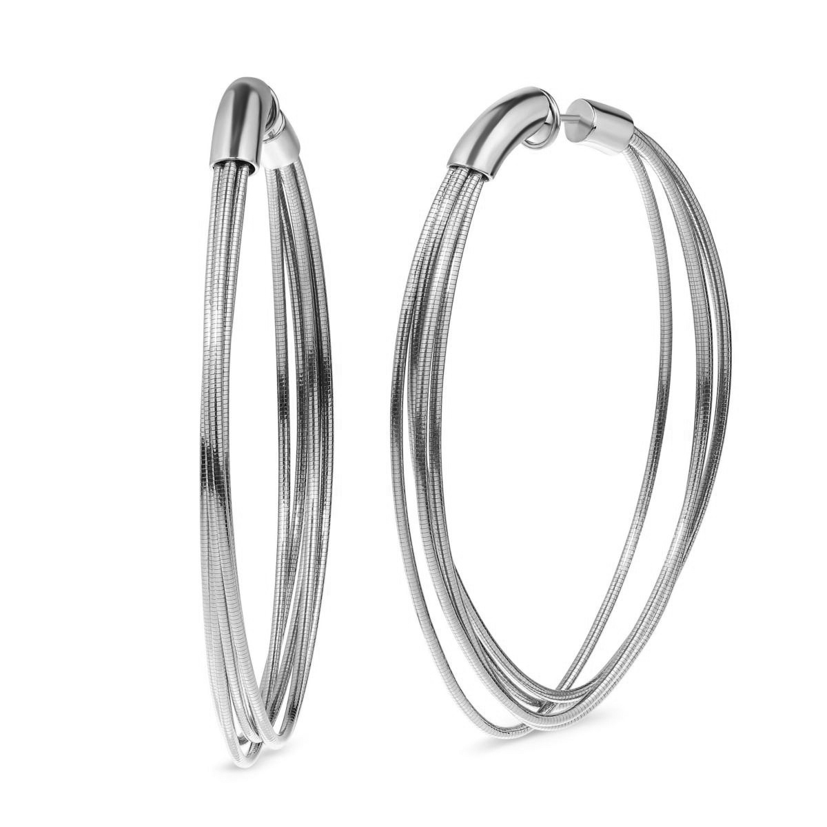 Pesavento Sterling Silver DNA Spring Large Hoop Earrings | WDNAO122 ...