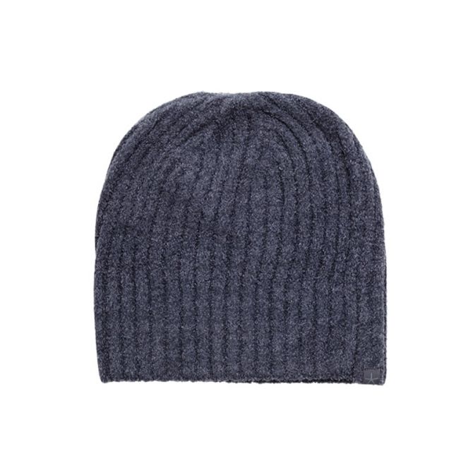 Barefoot Dreams Ribbed Beanie, Pacific Blue