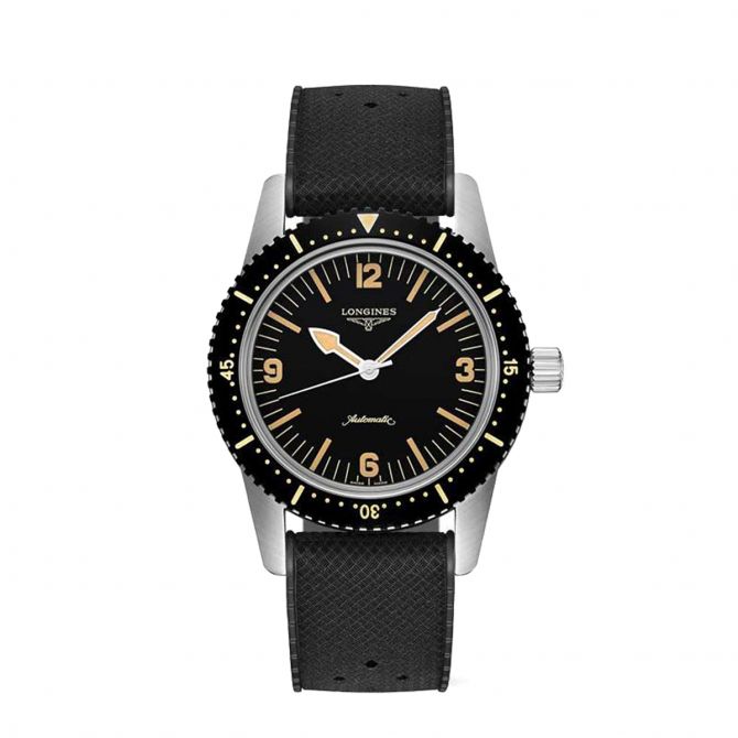 Longines Skin Diver 42mm Men s Watch Black Dial