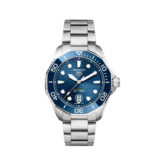 Tag heuer aquaracer on sale calibre 5 43mm blue