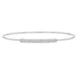 Image for Phillips House Wire Affair Diamond Strap Bracelet in White Gold