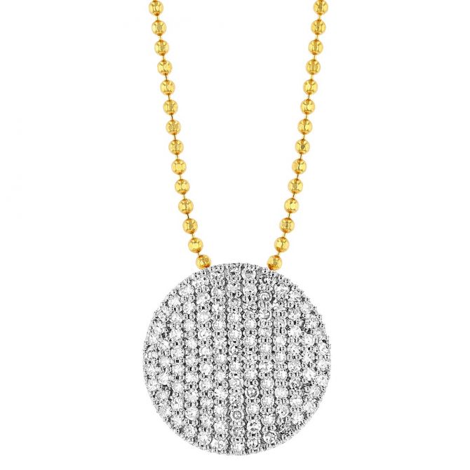 Phillips House Infinity Diamond Necklace in Yellow Gold