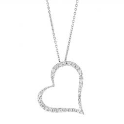 Roberto Coin Diamond Love Letter Necklace V | IJL Since 1937