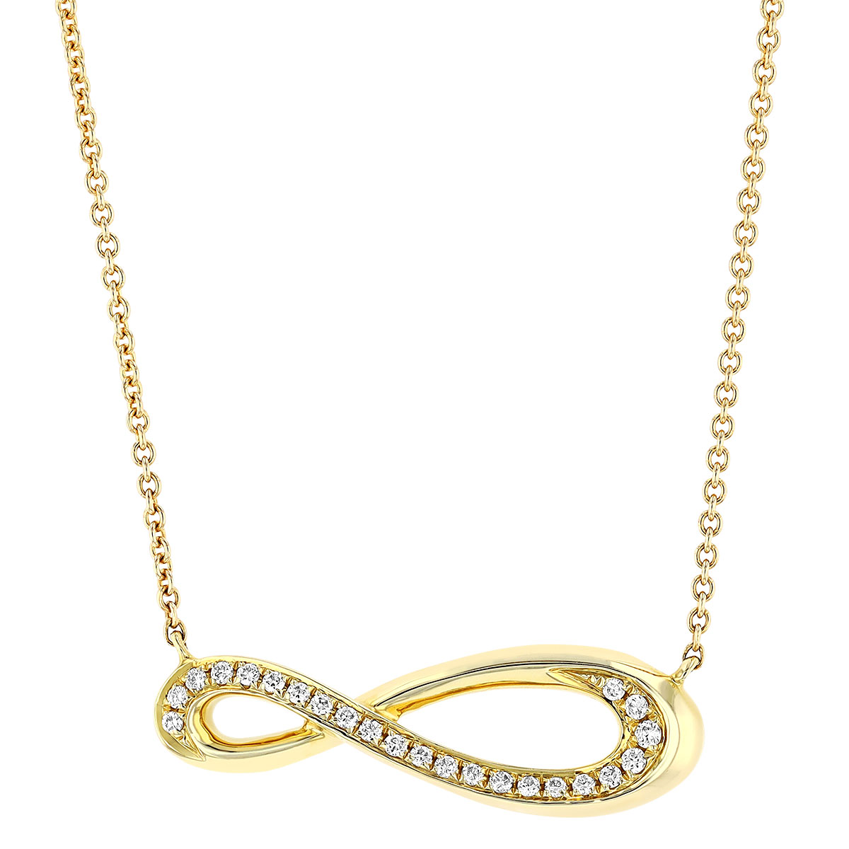 Cypress Diamond Necklace in Yellow Gold | Borsheims