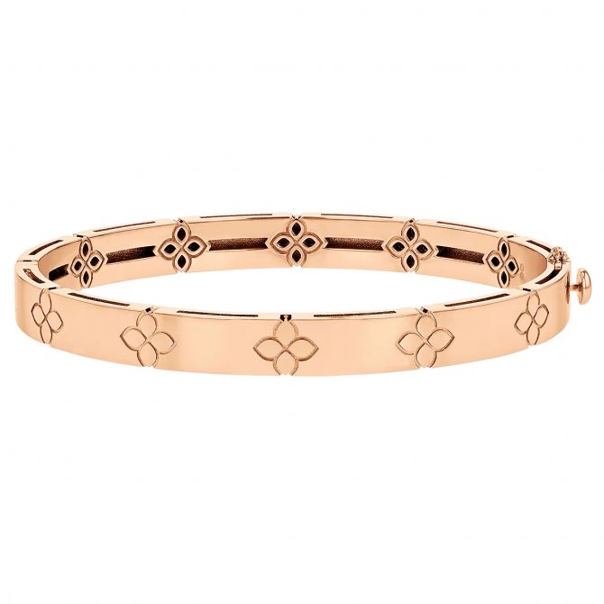 Roberto Coin 18K Rose Gold Verona Bangle Bracelet – Long's Jewelers