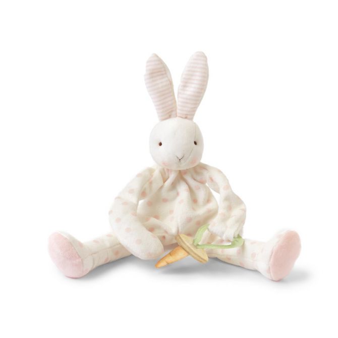 Bunnies by the Bay Blossom Dot Silly Buddy Baby Plush Bunny