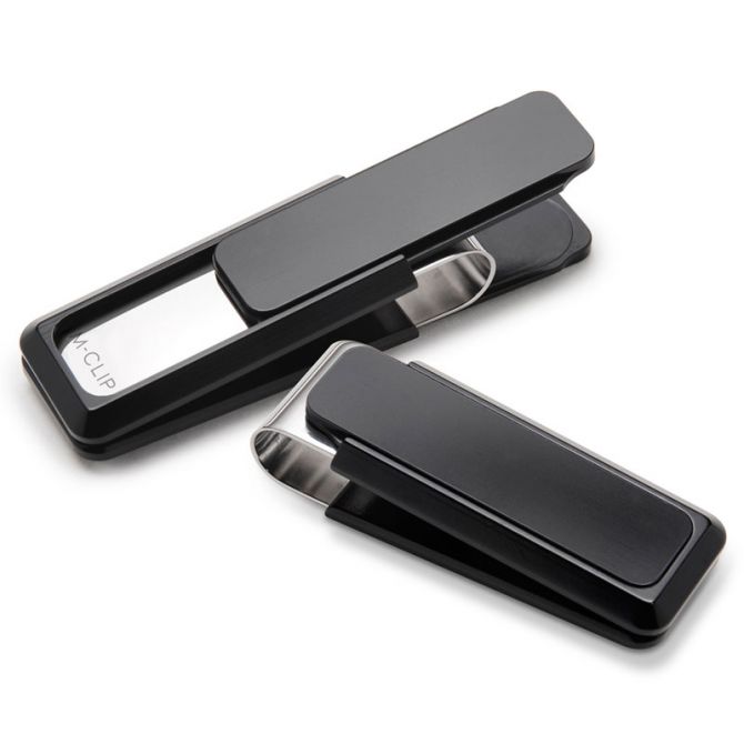 M-Clip Black Solid Slide Money Clip