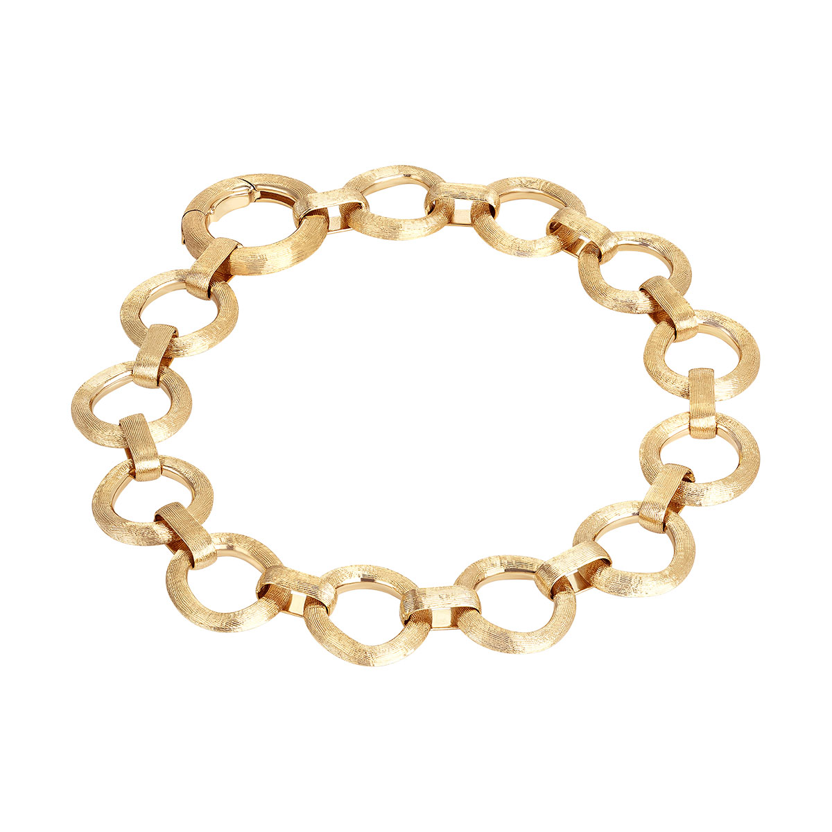 Marco Bicego Jaipur Collection 18k Yellow Gold Flat Link Bracelet ...