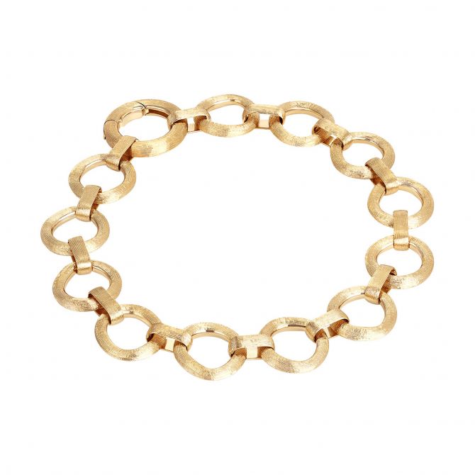 Marco Bicego Jaipur Collection 18k Yellow Gold Flat Link Bracelet